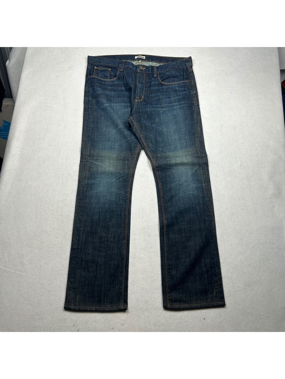 Y2K Postage dark wash distressed jeans